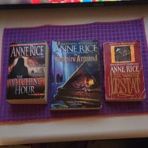 Anne Rice Book Set - The Witching Hour, Vampire Armand, The Vampire Lestat
